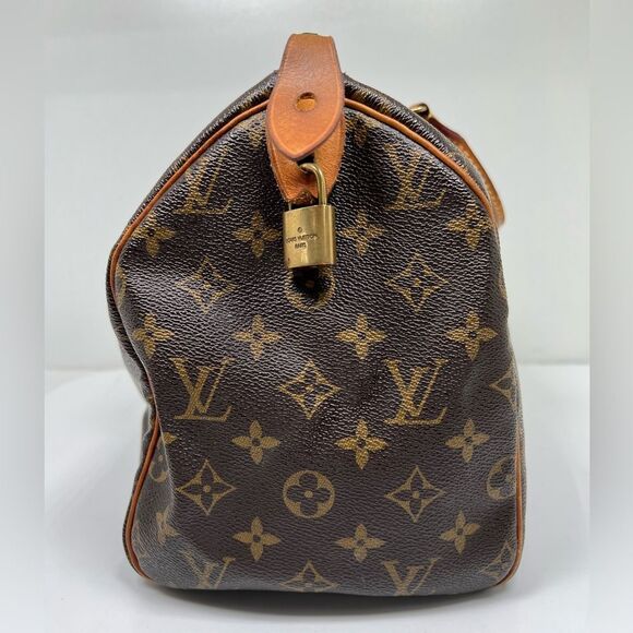 Authentic Louis Vuitton Brown Monogram Speedy 30 (US Seller) - Picture 2 of 13